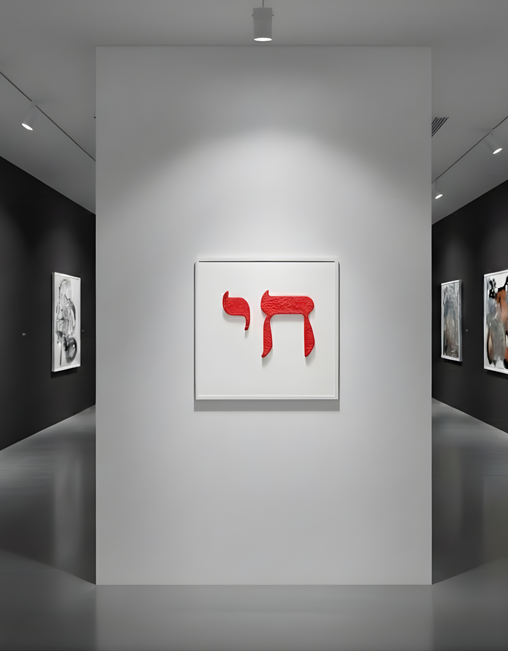 Cadre 3D Haï — Motif Rouge