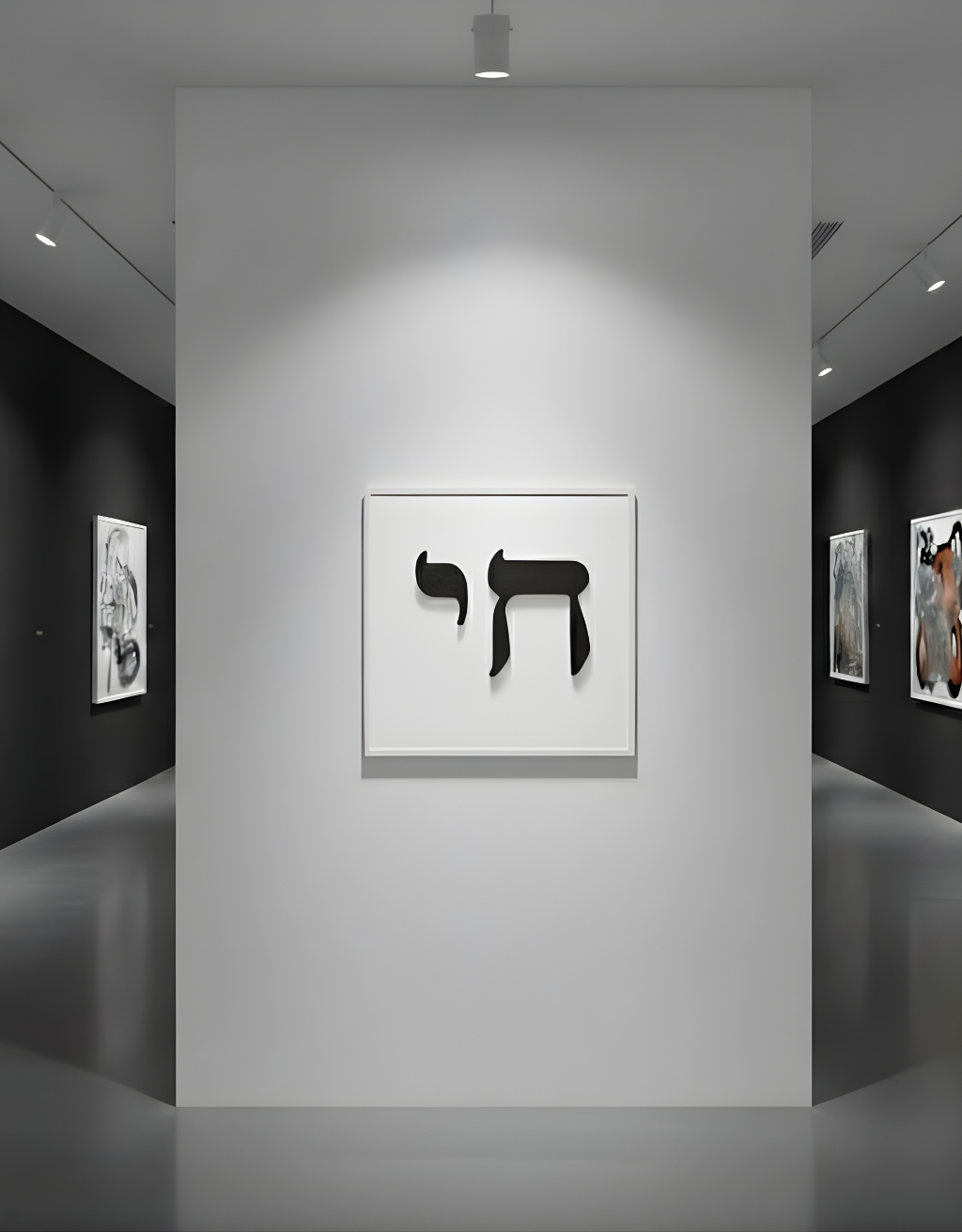 Cadre 3D Haï — Motif Noir