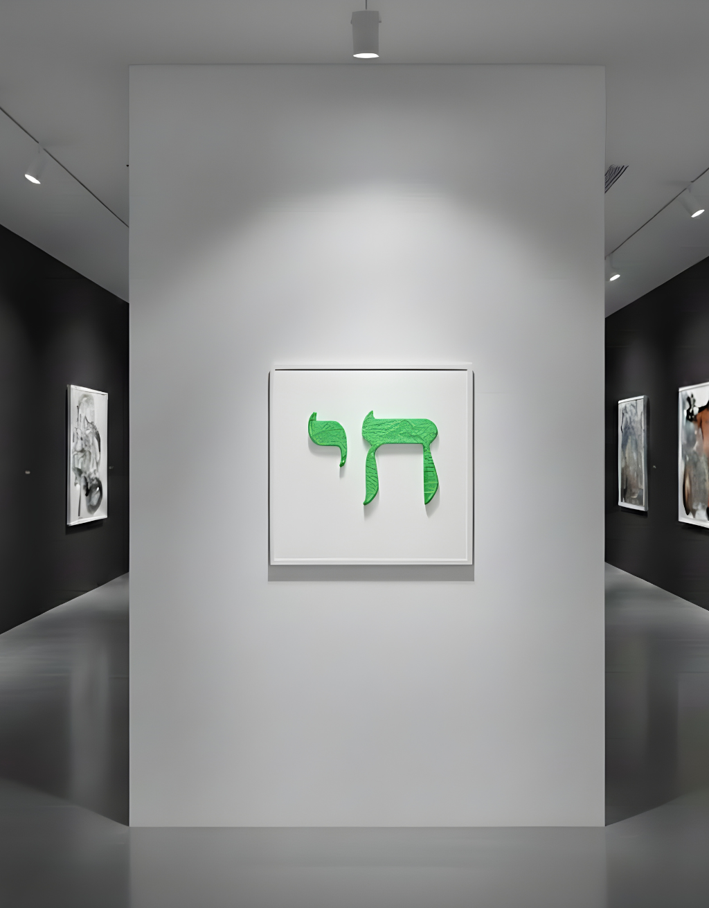 Cadre 3D Haï — Motif Vert